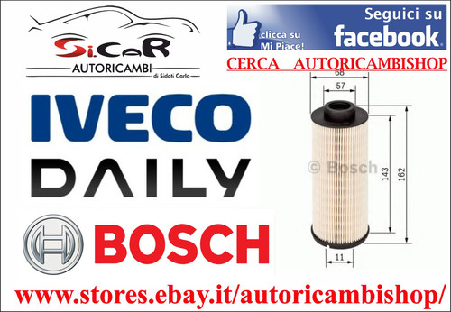 Filtro gasolio iveco daily - filtro,