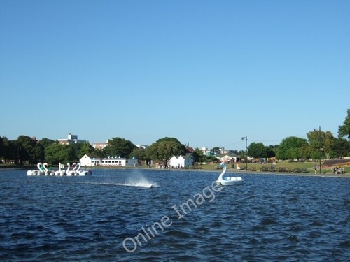 Photo 6x4 canoe lake - canoe, lake,