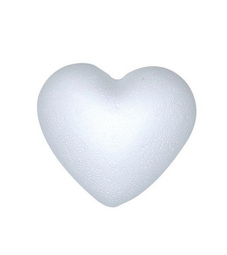 Cuore piatto polistirolo - cuore,