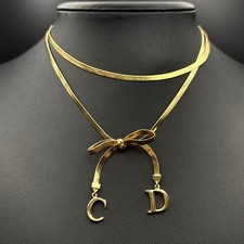 Collana christian dior logo - collana,