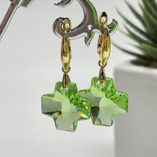 Orecchini croce swarovski - orecchini,