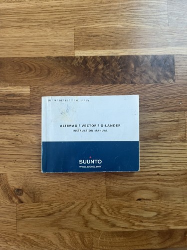 Manuale originale suunto - manuale,