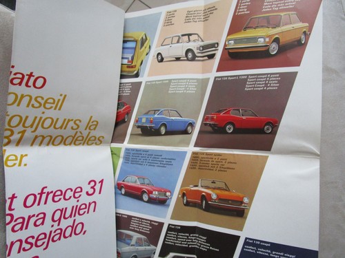Depliant pubblicitario fiat - depliant,