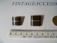 BOTTONE LEGNO METALLO VINTAGE ORO MARRONE SARTORIA GIACCA CAPPOTTO VEDI MENU
