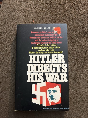 Hitler directs his war - his,