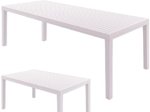 Tavolo resina indo bianco - in,