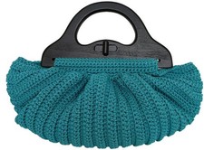 Borsa a mano realizzata a mano in cordino