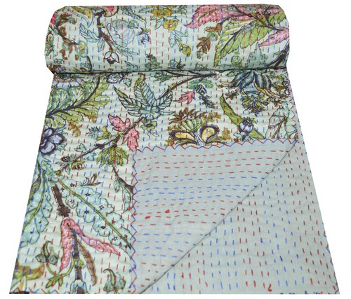 Trapunta doppia art kantha - art,