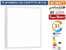 UNIVERSO PLAFONIERA SMD LED QUADRATA 40x40 30W CCT 3000K - 4000K - 6500K