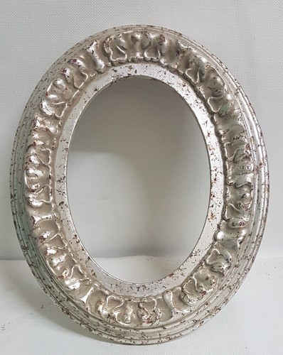 Cornice ovale legno foglia - in,