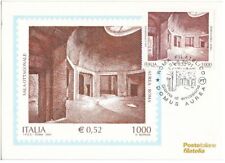 ITALIA 2001 - SALA OTTAGONALE DOMUS AUREA ROMA, Cartolina - MAXICARD FDC 