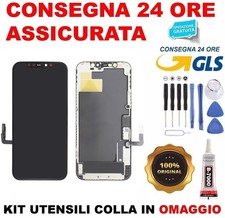 DISPLAY APPLE IPHONE ORIGINALE 12 / 12 PRO TOUCH SCREEN FRAME VETRO NO ERRORE