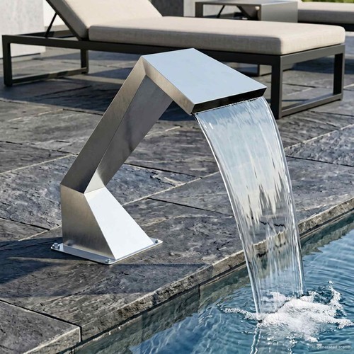 Cascata della piscina argento - piscina,