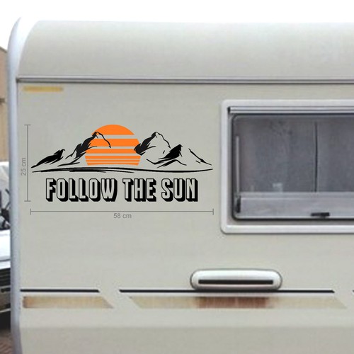 Adesivo camper frase - , viaggi