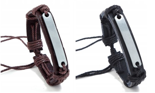 Bracciale uomo ecopelle - bracciale,