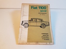 Manuale officina catalogo ricambi carrozzeria Fiat 1100 Special originale e 1962
