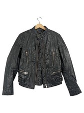 Diesel Giacca pelle Donna Nera