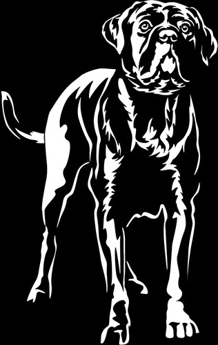 Adesivo cane corso - corso,