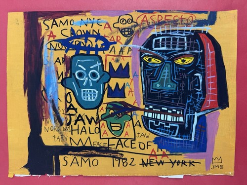 Jean michel basquiat quadro - basquiat, su