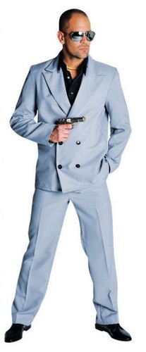 Tuta costume gangster polizia - tuta,