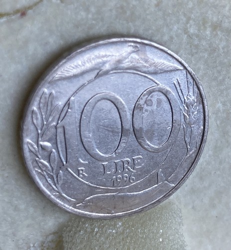 Moneta italiana del - moneta, 1996