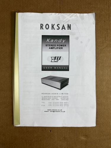 Roksan kandy amplificatore - kandy, di