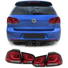 Coppia kit Fari Fanali Posteriori Tuning Full LED Golf VI 6 2008 > 2012 ROSSI