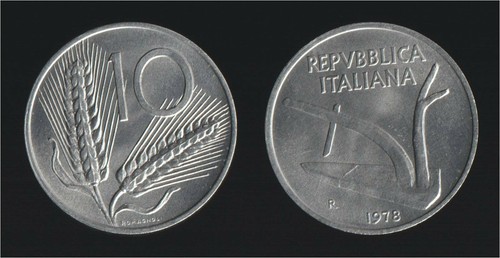 Lire 1978 spighe - 10,