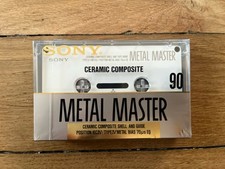 SONY METAL MASTER  90 CERAMIC COMPOSITE IEC IV/Type IV AUDIO CASSETTE NEW SEALED