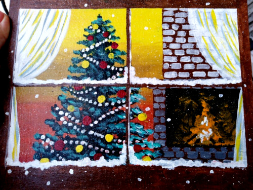 Dipinto originale inverno