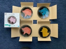 Set 4 piatti in vetro