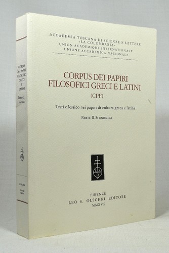 Corpus dei papiri filosofici - corpus,