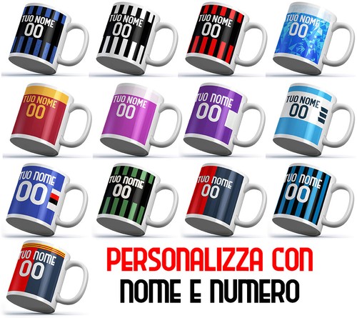Tazza sport ceramica tifoso - in,