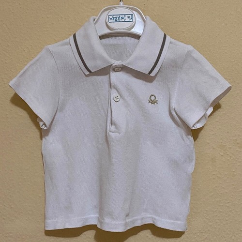 Benetton baby polo bianco - benetton, 9-12