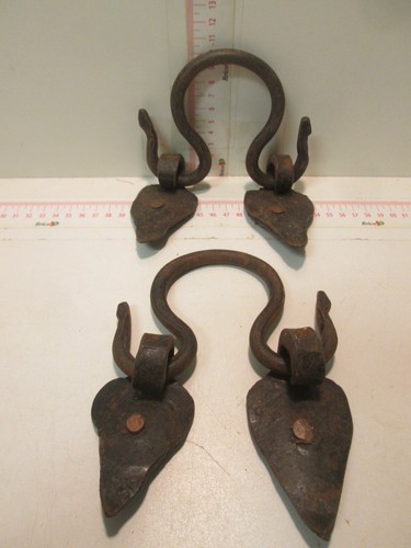 Coppia antiche maniglie in - antiche,