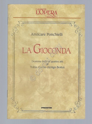 Gioconda ponchiello opera - ponchiello,