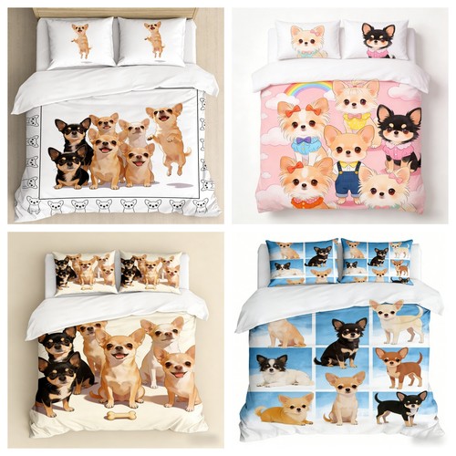 Chihuahua set biancheria da - set,