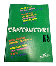 Cantautori n.5 Raccolta Spartiti Tastiera Chitarra 26 Brani Successi Dalla Ron