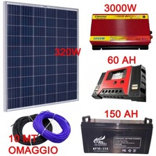 KIT Fotovoltaico 1/2/3kw
