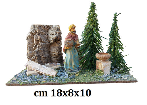 Casa presepe statua pastore - casa,