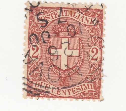 Italia 1896 stemma sabaudo - 1896.,