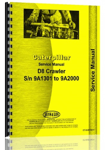 Caterpillar manuale di - caterpillar, d8