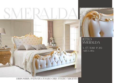 Letto matrimoniale barocco - letto,