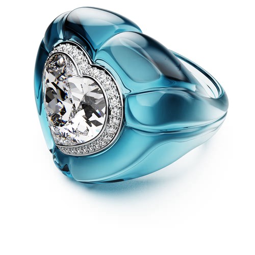 Anello cocktail swarovski - anello,