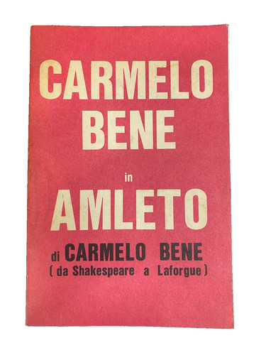 Carmelo bene amleto da - carmelo,