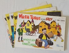 WASH TUBBS & CPT. EASY 1/5 sequenza completa  Ed. Comics Library 1974 !!!!!!