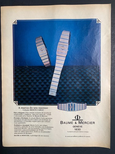 Pubblicità stampa 1983 - pubblicità, baume