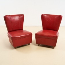 poltroncine vintage in pelle