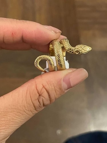 Anello serpente fede - a,