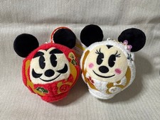 Disney Daruma Topolino e Minnie Peluche Charms Set 2020 TDR Giappone Esclusivo Capodanno